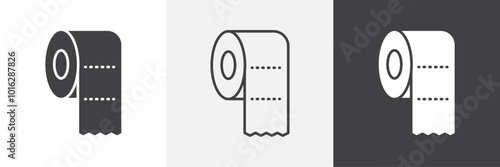 Toilet Paper icon. for web ui designs