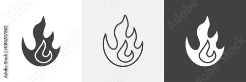 Fire icon. for web ui designs