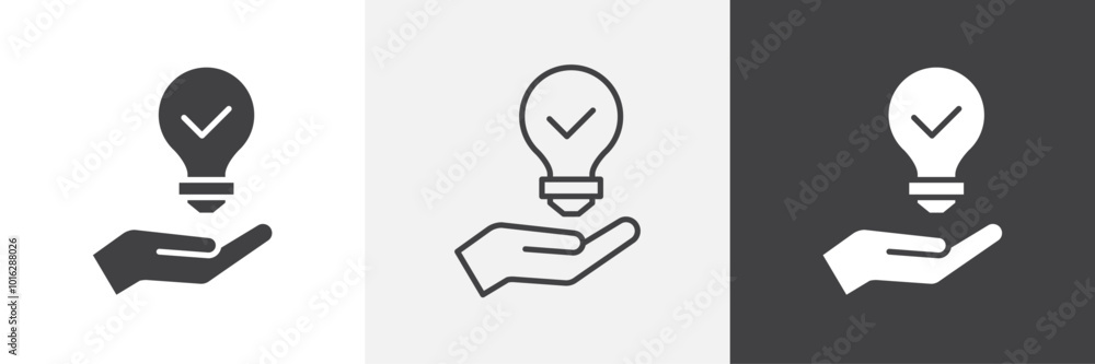 Solution icon. for web ui designs Solution icon. for web ui designs