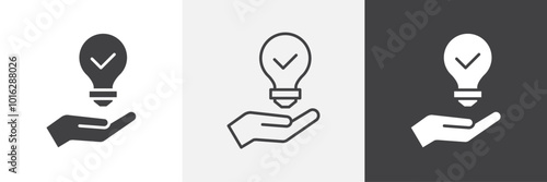 Solution icon. for web ui designs