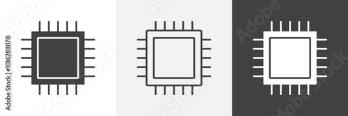 CPU icon. for web ui designs