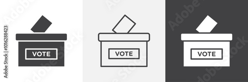 Voting icon. for web ui designs