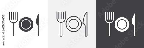 Food icon. for web ui designs