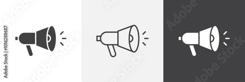 Megaphone icon. for web ui designs
