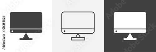 Monitor icon. for web ui designs