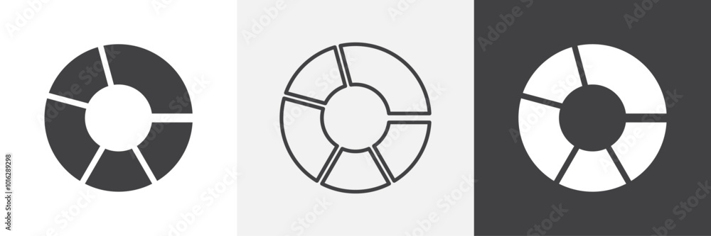 Donut chart icon. for web ui designs Donut chart icon. for web ui designs