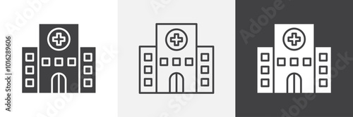 Hospital icon. for web ui designs