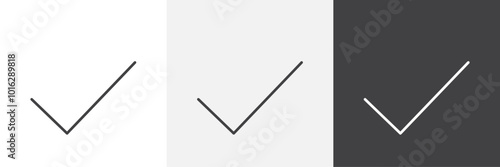 Checkmark icon. for web ui designs