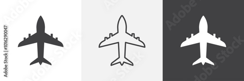 Plane icon. for web ui designs