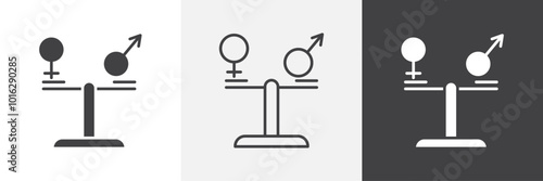 Equality icon. for web ui designs