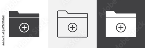 Create folder icon. for web ui designs