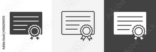 Diploma icon. for web ui designs