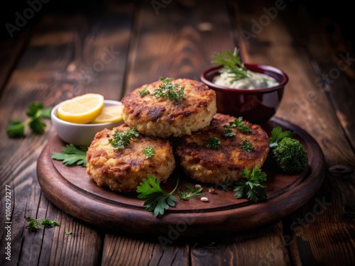 Delicious Crispy Homemade Crab Cakes with Fresh Herbs - Perfect Appetizer Delight