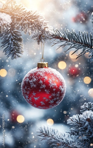 Old-fashioned greeting Christmas Card. ai generated