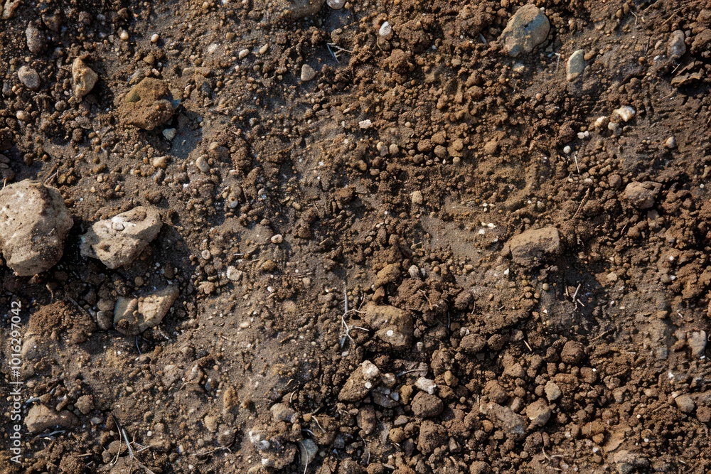 Photo of Brown soil dirt surface. Background texture for backdrops or mapping Photo of Brown soil dirt surface. Background texture for backdrops or mapping