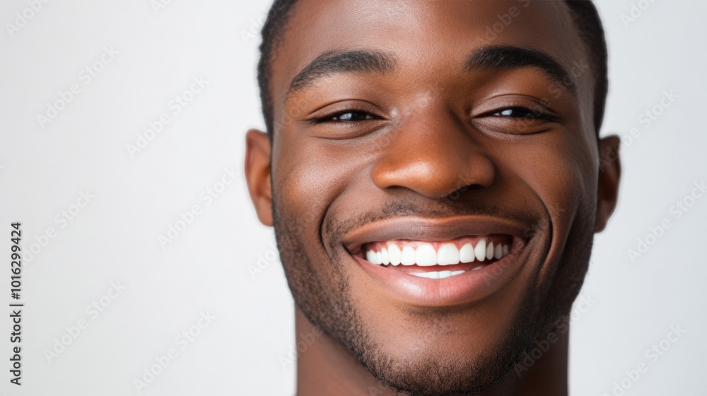 Excited Man Smiling with Wide Eyes Excited Man Smiling with Wide Eyes