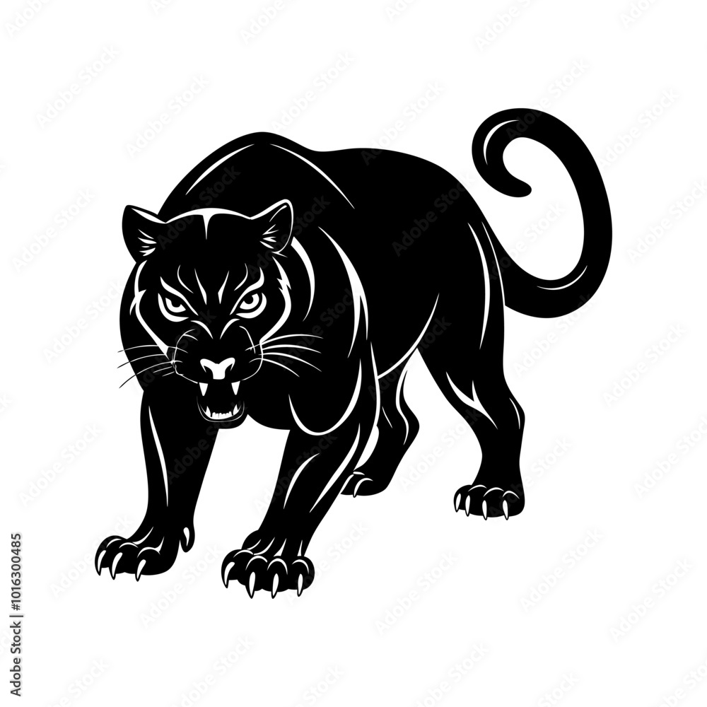 Obraz premium Cougar silhouette 