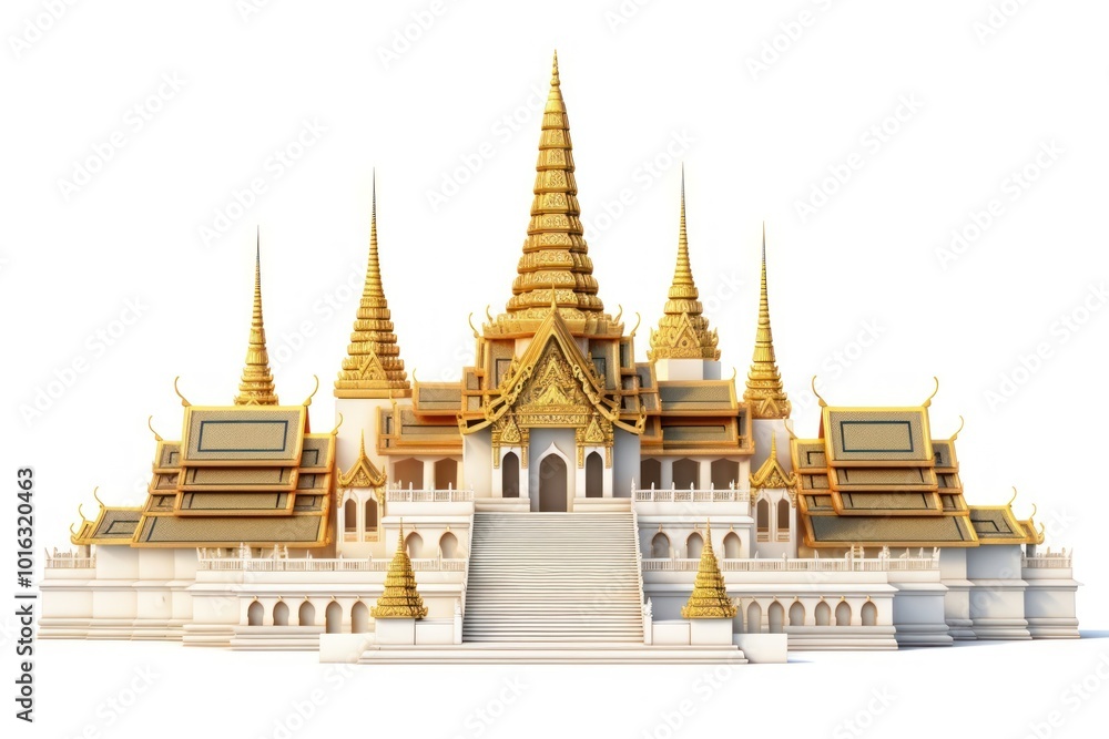 Fototapeta premium Thailand architecture building pagoda.