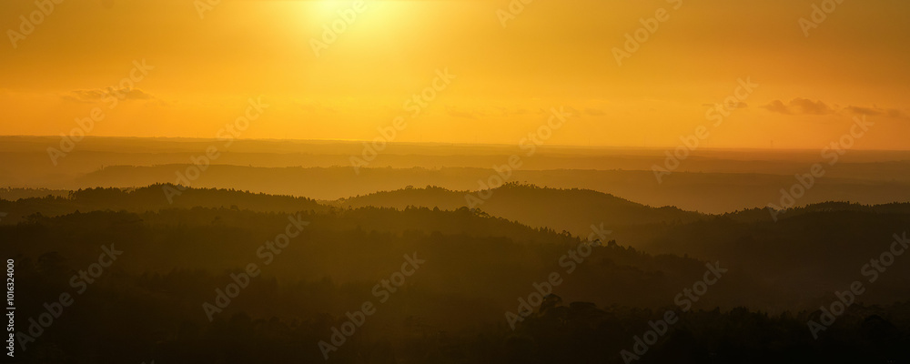 portugal mountains in setting sun at Penacova Moinhos de Gavinhos portugal mountains in setting sun at Penacova Moinhos de Gavinhos