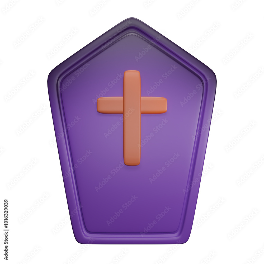 Obraz premium 3d Design The coffin of the deceased