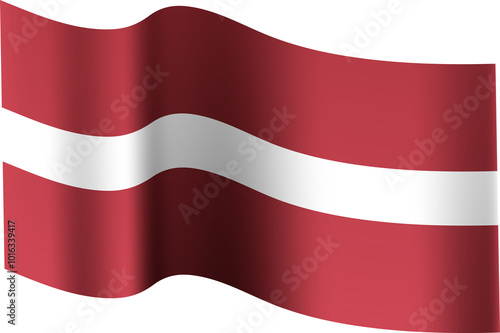 Free Download Latvia Realistic 3D Waving Flag - GFXLoad