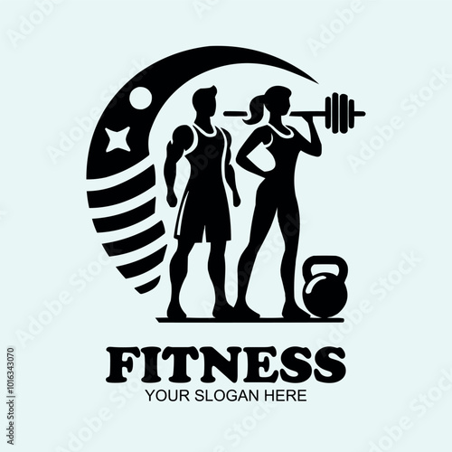 Physical Fitness, Sport Gym Logo