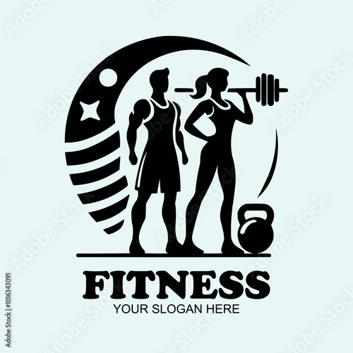 Physical Fitness, Sport Gym Logo