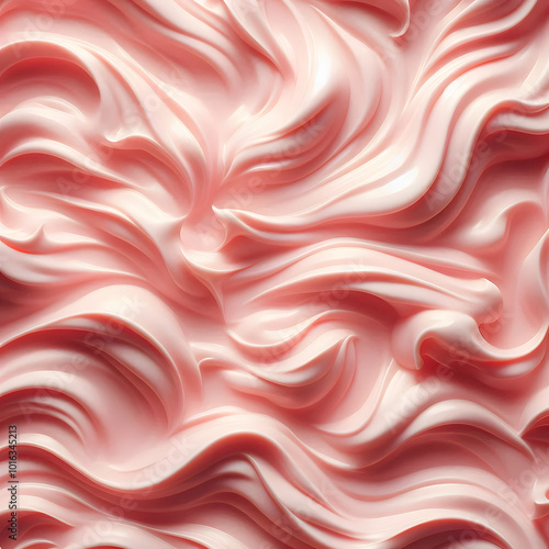 Smooth Pink Pastel Cream Texture Background