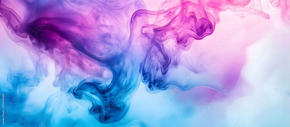 Paints Blend Abstract Background Design Blue Lavender Inks Mix Paints Blend Abstract Background Design Blue Lavender Inks Mix