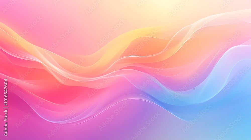 Soft gradient abstract wave background Soft gradient abstract wave background