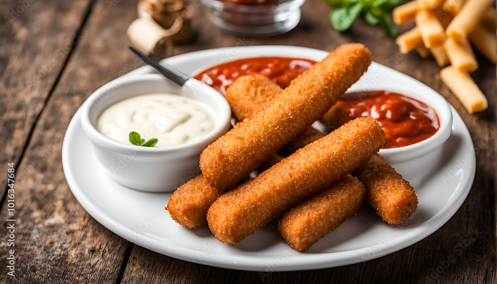 mozzarella sticks plate mozzarella sticks plate