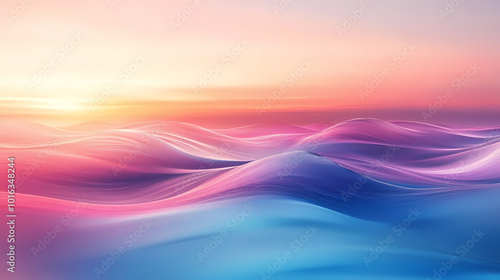 Soft gradient abstract wave background Soft gradient abstract wave background