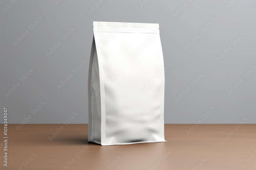 Plain white coffee bag mockup porcelain clothing absence. Plain white coffee bag mockup porcelain clothing absence.