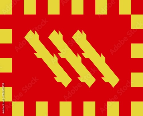 Pallars Sobira Flag. Illustration. Banner photo