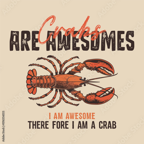 Crawfish tee design, Unisex Women's Men's Shirt, Crayfish Shirt, Fishing Shirt, Funny Fish tee, Vintage retro print, seafood Crawfish sketch, drawing artwork grunge apparel t-shirt