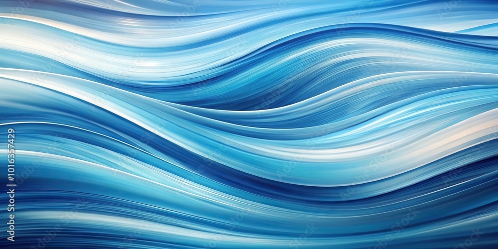 aerial abstract painting with blue and white colors with smooth and wavy pattern aerial abstract painting with blue and white colors with smooth and wavy pattern