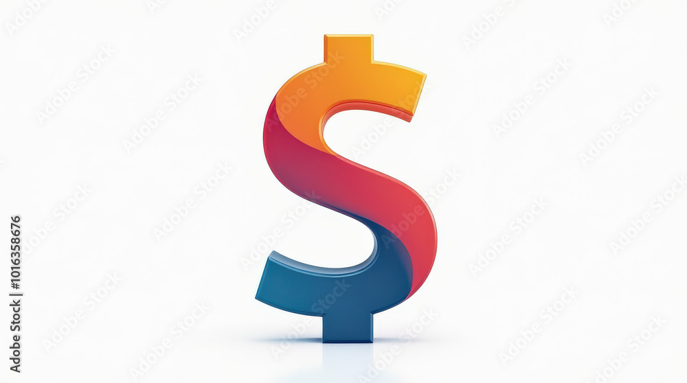 Vibrant Dollar Sign Isolated on Colorful Background – Artistic Currency Symbols for Financial and Business Themes Vibrant Dollar Sign Isolated on Colorful Background – Artistic Currency Symbols for Financial and Business Themes