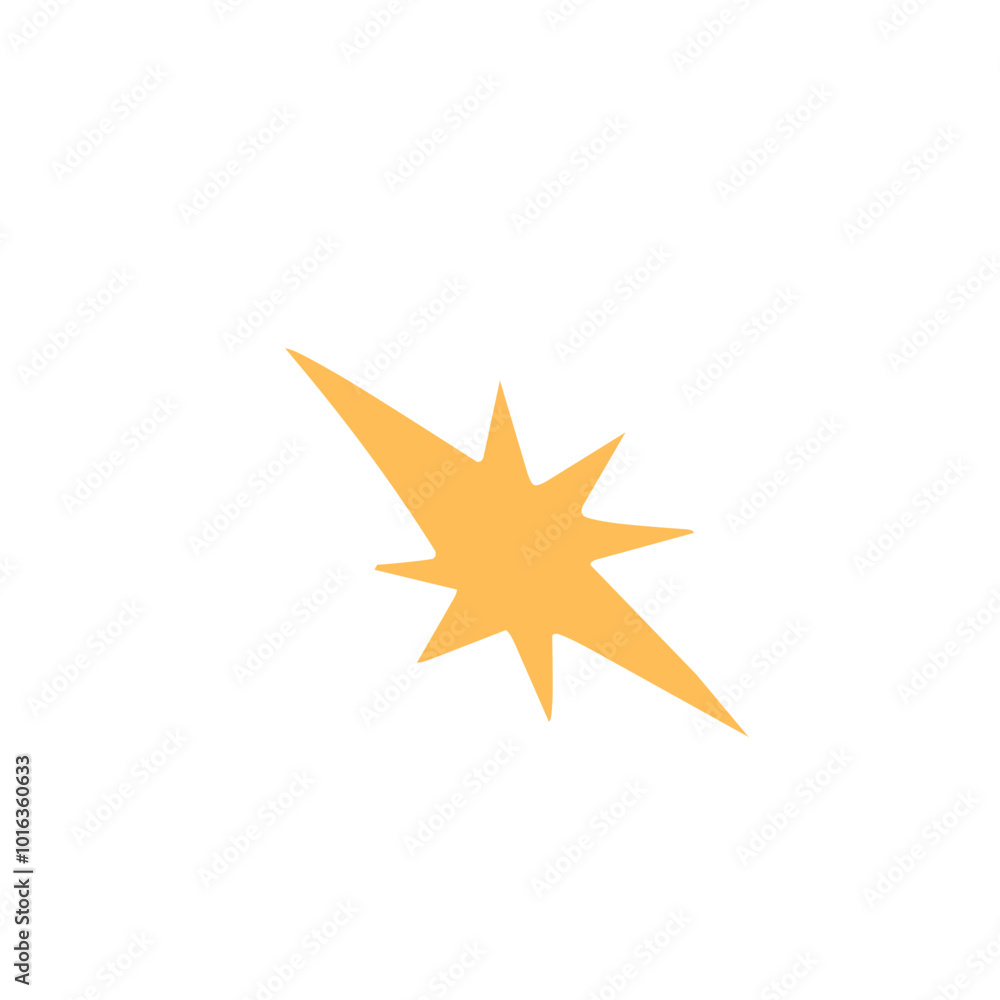 abstract single star vector abstract single star vector