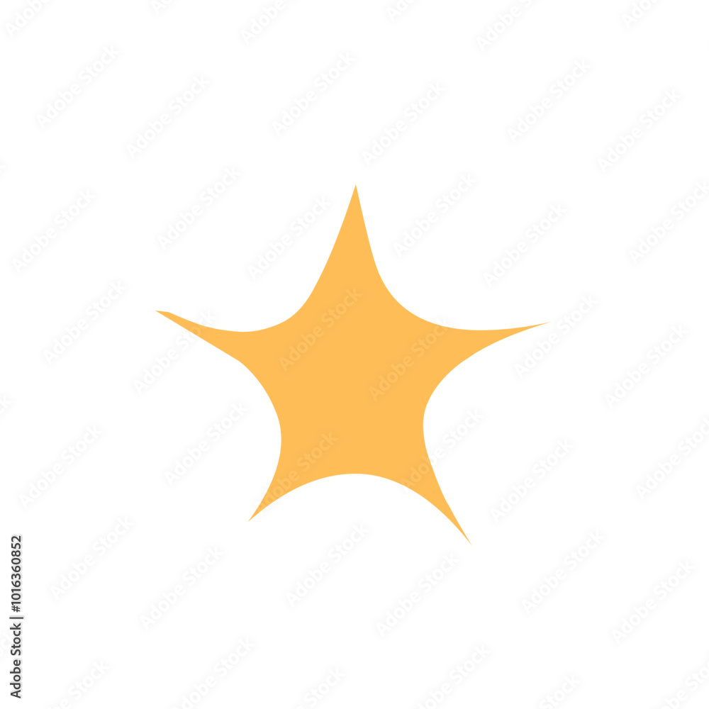 abstract single star vector abstract single star vector