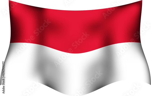 Free Download Monaco Realistic 3D Waving Flag - GFXLoad