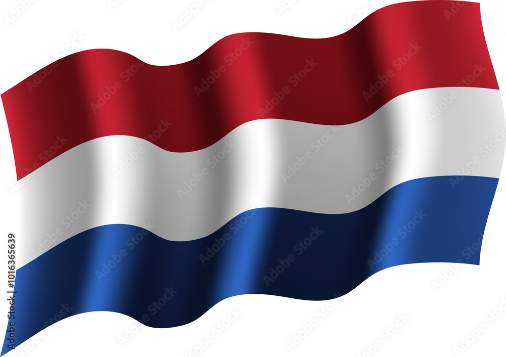 Netherlands Realistic 3D Waving Flag Netherlands Realistic 3D Waving Flag