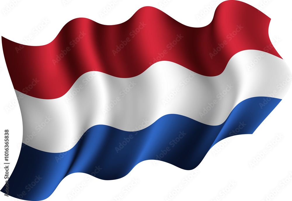 Netherlands Realistic 3D Waving Flag Netherlands Realistic 3D Waving Flag