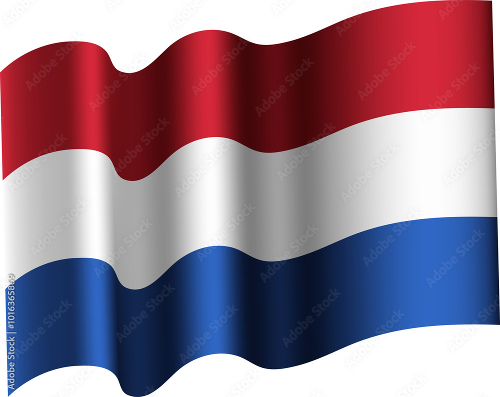 Netherlands Realistic 3D Waving Flag Netherlands Realistic 3D Waving Flag