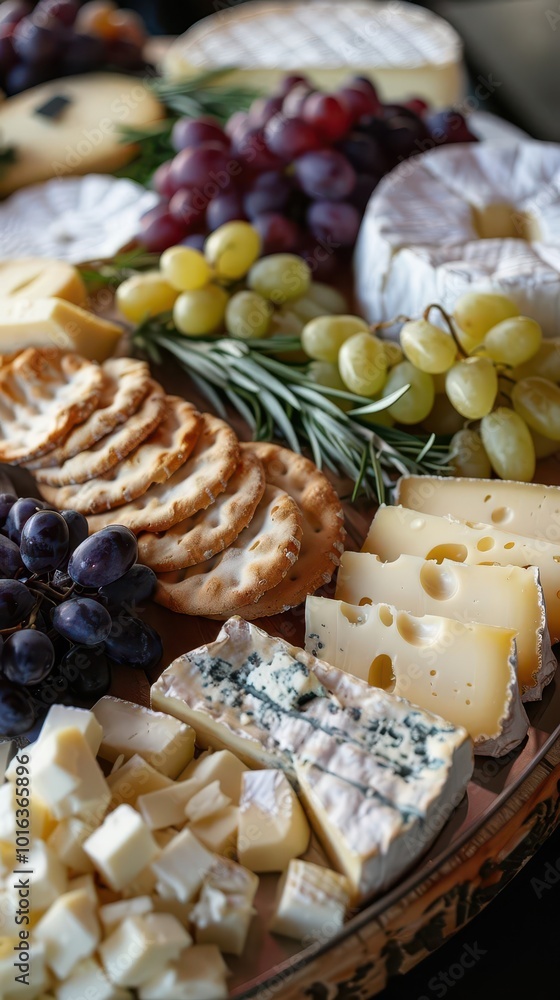 Artisanal cheese platters with a variety of textures, artistic and flavorful, Culinary, Soft tones, Photograph, Gourmet cheese Artisanal cheese platters with a variety of textures, artistic and flavorful, Culinary, Soft tones, Photograph, Gourmet cheese