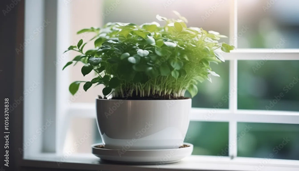 plant in the window, ai plant in the window, ai