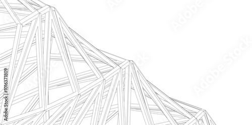Abstract geometry. Structure background