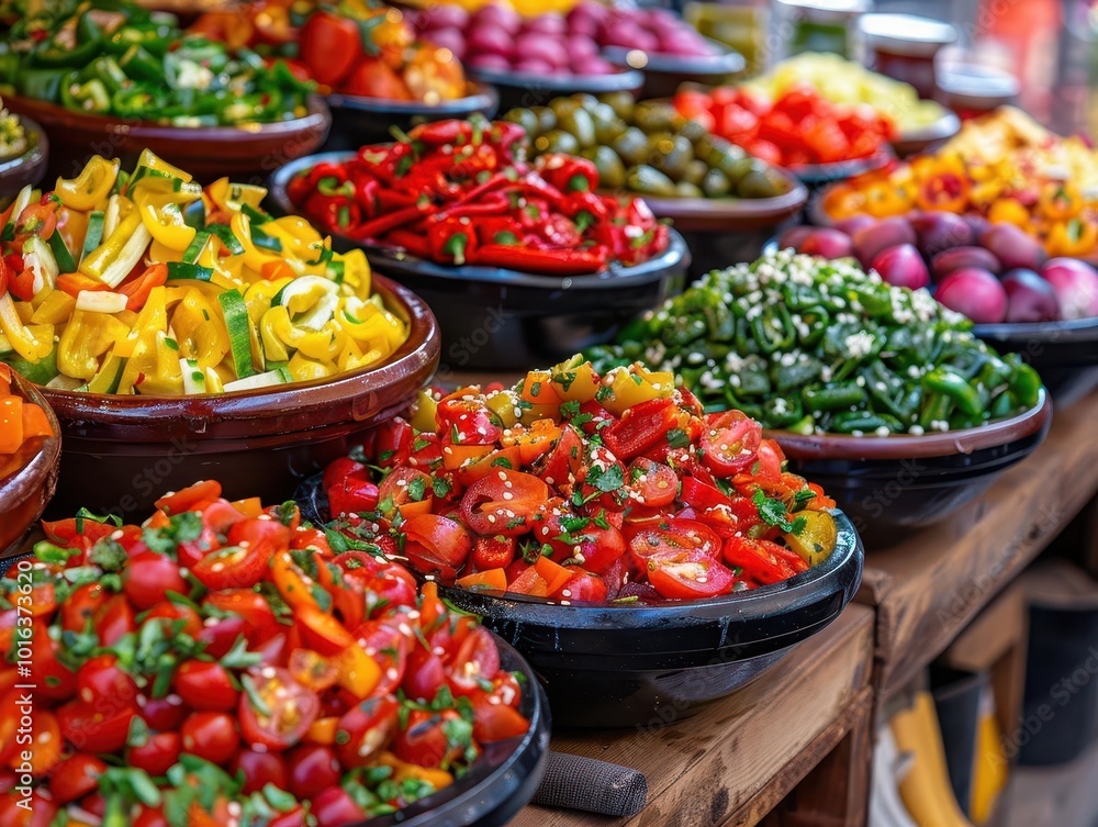 Culinary tourism exploring local cuisines and food markets, vibrant and flavorful, Culinary, Bright hues, Photograph, Food journey Culinary tourism exploring local cuisines and food markets, vibrant and flavorful, Culinary, Bright hues, Photograph, Food journey