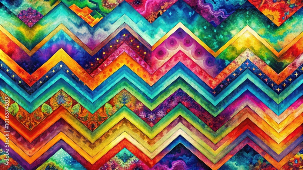 Surreal Chevron Patterns: Seamless Hand-Drawn Tweed Design in Abstract Geometric Style for Unique Home Decor Surreal Chevron Patterns: Seamless Hand-Drawn Tweed Design in Abstract Geometric Style for Unique Home Decor
