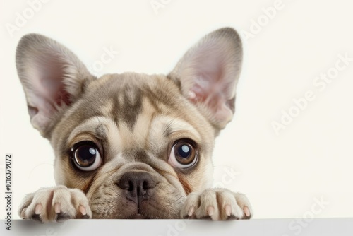 Adorable French Bulldog puppy portrait