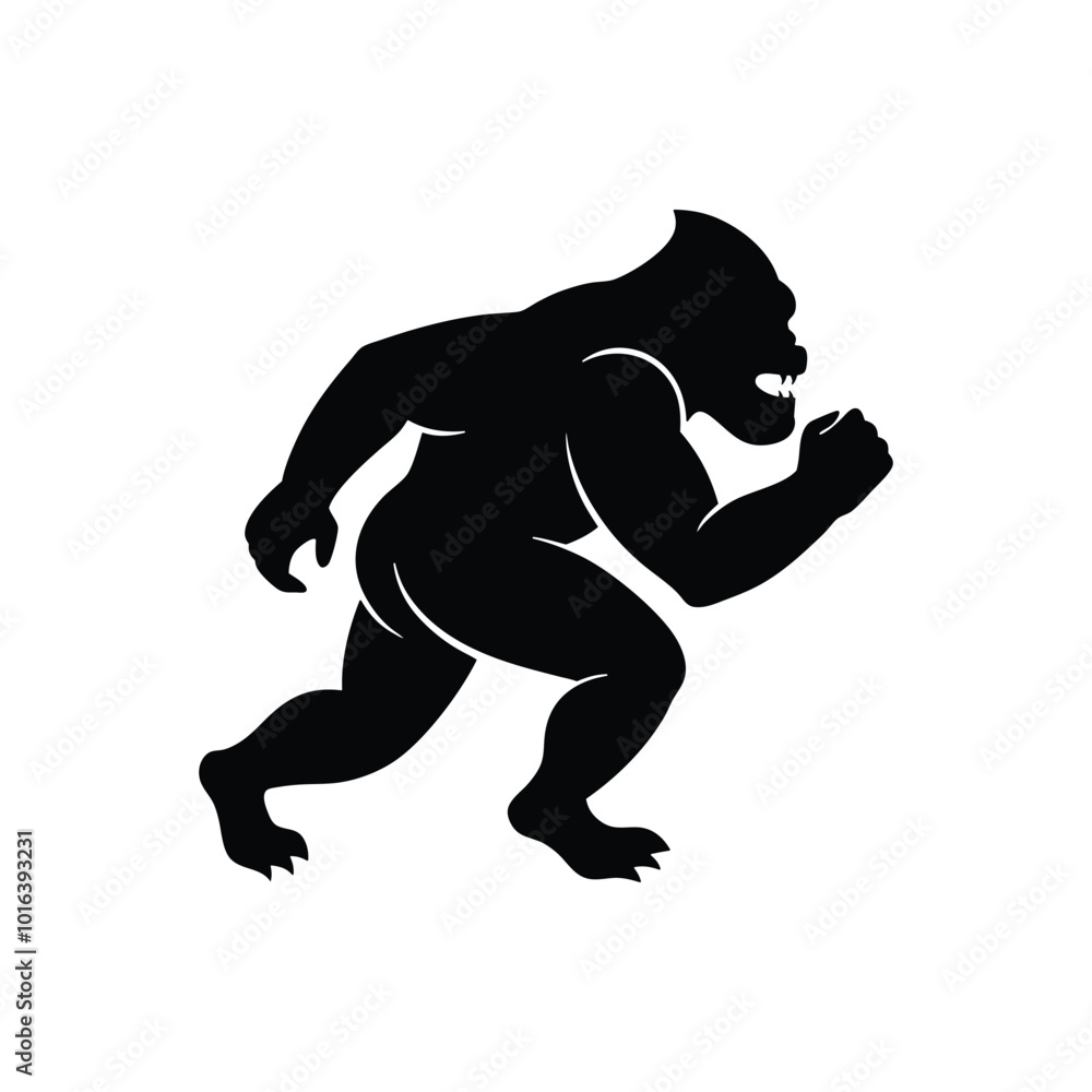Gorilla silhouette 
